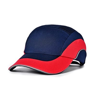 換気の100%の綿の安全隆起の帽子の野球帽の短い縁56cm