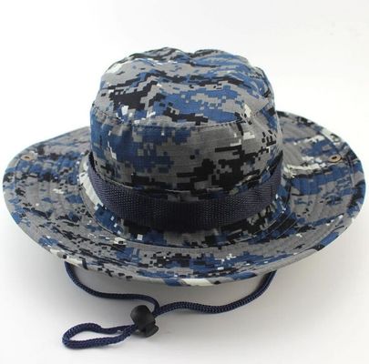 Ecoの友好的な屋外の漁師の帽子7cmの縁はBoonieの軍の帽子をごまかす
