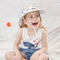 UPFの子供の子供のための軽量の通気性のバケツの帽子の紫外線保護