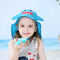 動物の反紫外線子供のバケツの帽子UPF 50+の広い縁の青い色