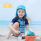 青い色の調節可能な子供のバケツの帽子UPF 50+日曜日の保護