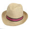 屋外の休暇の人の黒いわらのソフト帽の帽子の女性の夏54cm 58cm