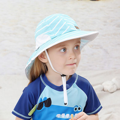 赤ん坊の夏浜の帽子の男の子の女の子の日曜日の帽子の幼児の首の折り返しカバー サファリの帽子の帽子