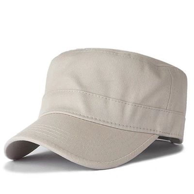 OEM 57cmの固体綿の人の女性のための軍の軍隊の野球帽