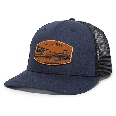 注文パッチの刺繍の6つのパネルのトラック運転手の網の帽子を野球帽