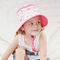 軽量の生地の広い縁のバケツの帽子43cmの子供のSunhat