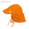 かわいいFoxの赤ん坊の子供のバケツの帽子の有機性綿55cmの適用範囲が広い縁