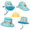 Upfの卸売が付いている幼児の日曜日の帽子の帽子の子供の夏浜の水泳の帽子