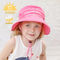 紫外線抵抗力がある50+ UPFの広い縁の子供の首の折り返し43cmが付いている紫外線日曜日の帽子55cm