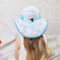 夏の縁赤ん坊のための100%のポリエステルのあたりの紫外線保護バケツの帽子46cm