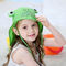 折り返しUpf50+調節可能な日曜日の帽子の広い縁の子供の夏の帽子