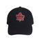 SGS 6のパネルの注文の刺繍された野球帽のカナダのかえでの葉