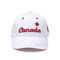 SGS 6のパネルの注文の刺繍された野球帽のカナダのかえでの葉