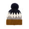 冬の男女兼用ののどの毛皮のPom Pomの帽子かわいい多色SGSは承認した