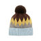 冬の男女兼用ののどの毛皮のPom Pomの帽子かわいい多色SGSは承認した