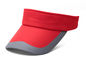 Pantone色のサン バイザーの帽子の帽子の紫外線保護100%の綿のバイザー