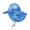 子供浜の青い採取の帽子のSearsucker Upf 50の綿ポリエステルODM